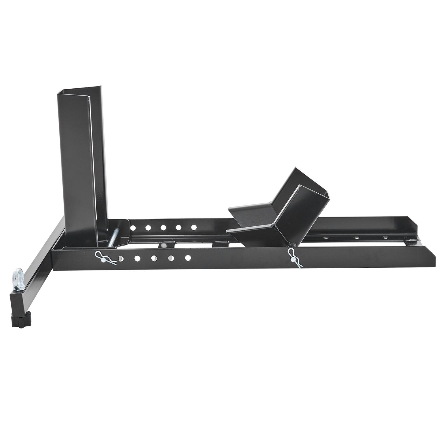 VEVOR Motorcycle Wheel Chock Upright, 816.5 kg Capacity, Heavy-duty Steel Motorcycle Front Wheel Stand with 6 Adjustable Holes, For 381-558.8 mm Off-Road Motorcycles, Standard Motorcycles