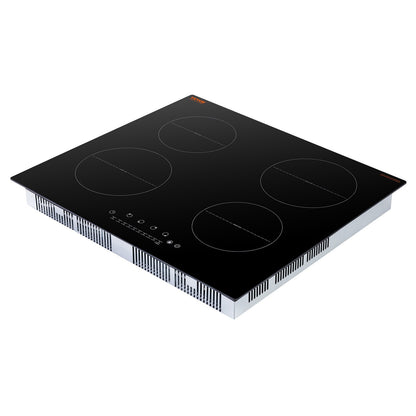 VEVOR 6000W 4 Burner Induction Cooktop Electric Countertop Burner Touch Control