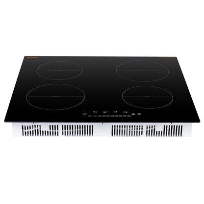 VEVOR 6000W 4 Burner Induction Cooktop Electric Countertop Burner Touch Control