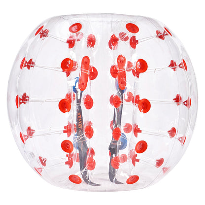 VEVOR Inflatable Bumper Ball 1-Pack, 4FT/1.2M Body Sumo Zorb Balls for Teen & Adult, 0.8mm Thick PVC Human Hamster Bubble Balls for Outdoor Team Gaming Play, Bumper Bopper Toys for Garden, Yard, Park