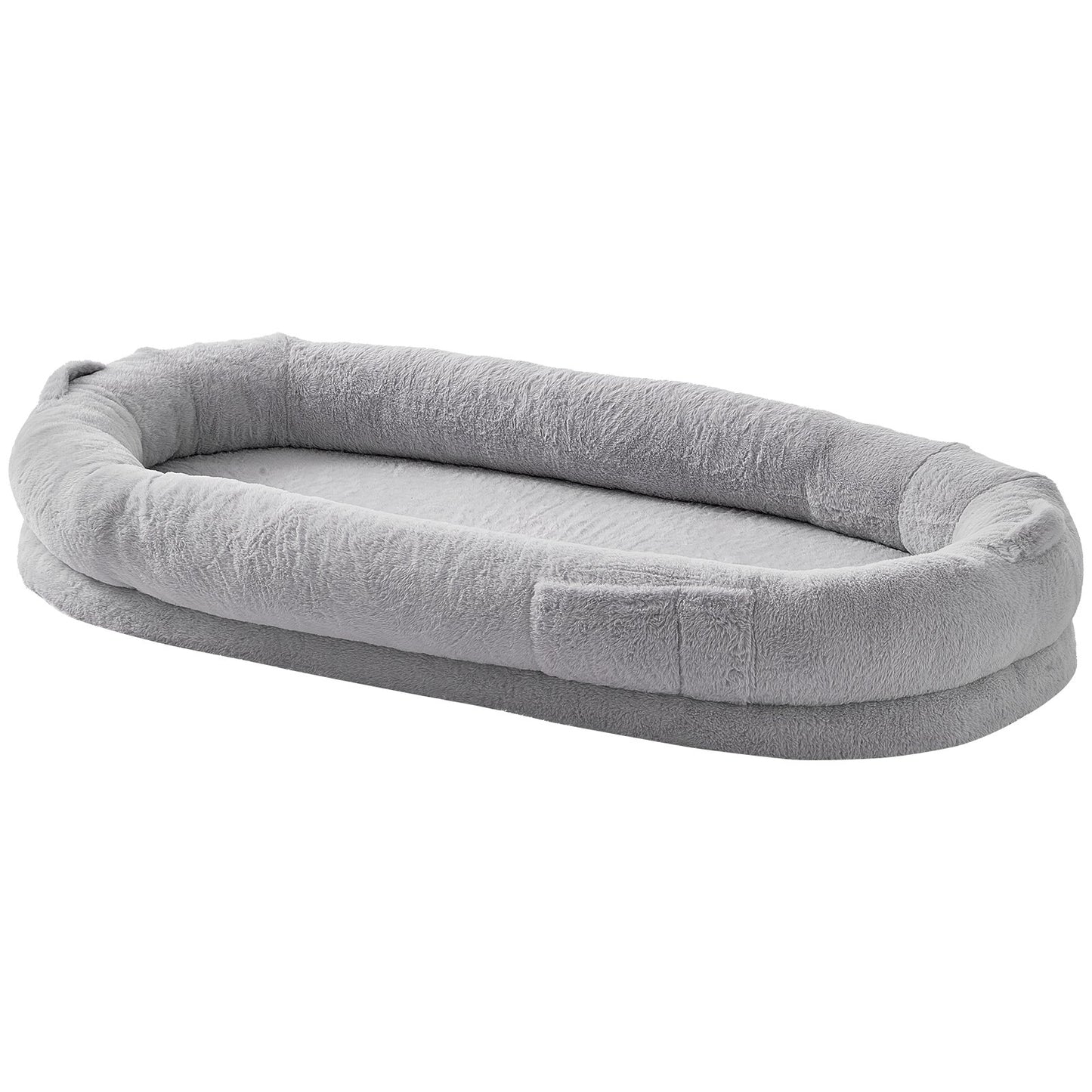 VEVOR Human Dog Bed 1720x890x250 mm Human Size Dog Bed Washable Faux Rabbit Fur