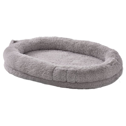 VEVOR Human Dog Bed 1820x1220x250 mm Human Size Dog Bean Bed Washable PV Velvet