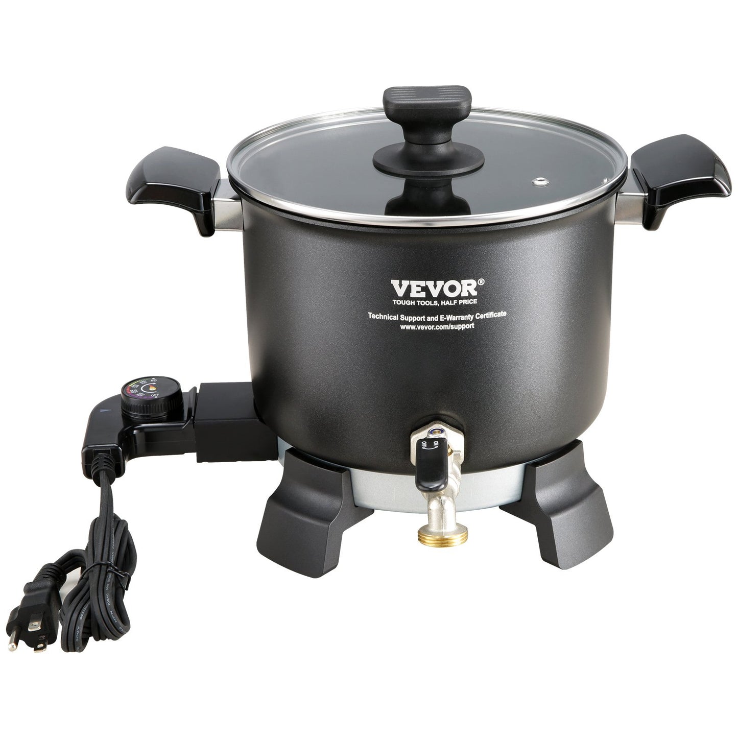 VEVOR Wax Melter for Candle Making, 5 Liter Large Electric Wax Melting Pot Easy Pour Spout, 4-level Temperature Control, Easy Clean for Candle Soap Cream Beauty Bulk Production Business or Home