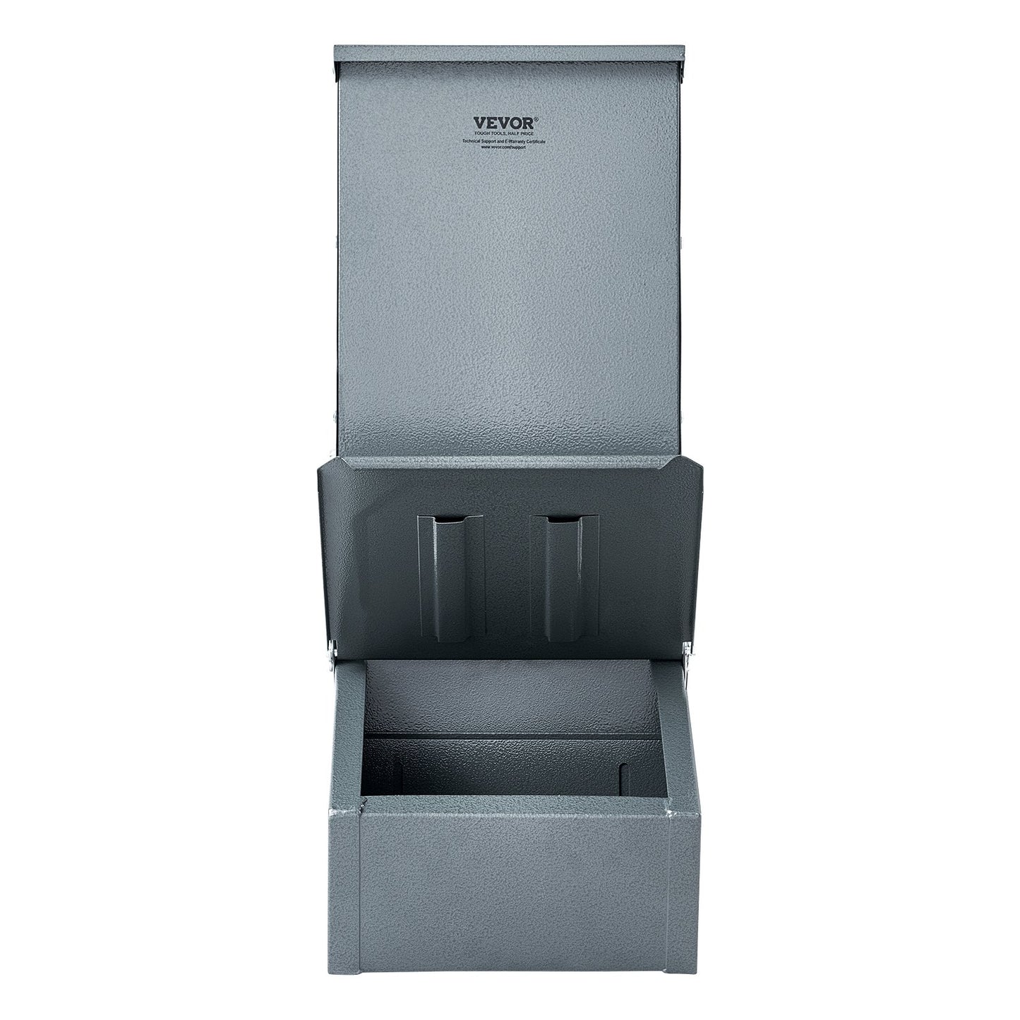 VEVOR Hog Feeder 2.2 Bushel Metal Double Door Pig Feeder Feeding up to 5 Hogs