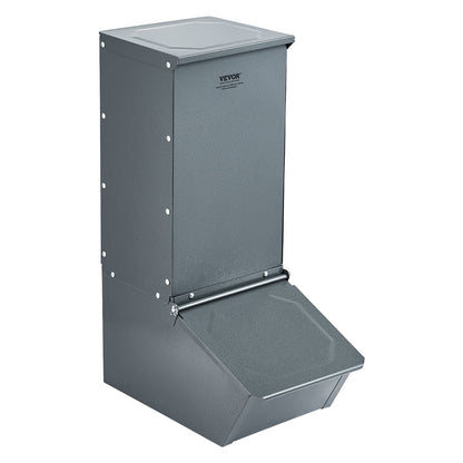 VEVOR Hog Feeder 2.2 Bushel Metal Double Door Pig Feeder Feeding up to 5 Hogs