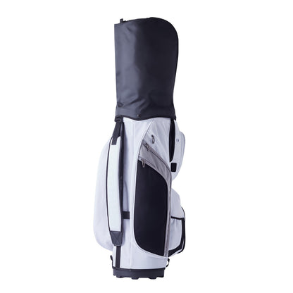 VEVOR Golf Cart Bag with 14 Way Organizer Divider Top, 36” 13 Pockets Premium Nylon Cart Bag, Durable Golf Bags with Handles & Dust Cover & Detachable Straps for Men & Women, White Color-Block