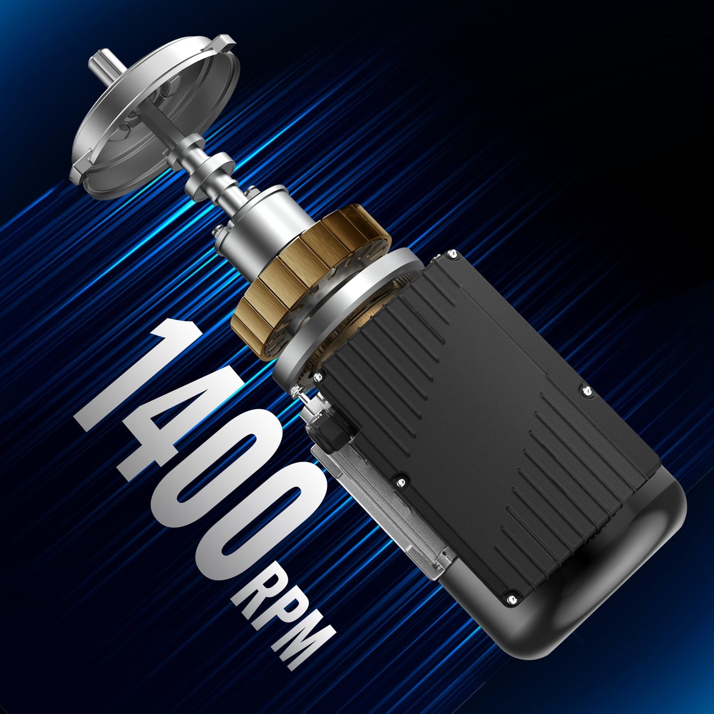 VEVOR 0.75KW Electric Motor 1400 rpm, AC 220~240V 5.45A, 80, B3 Frame, Air Compressor Motor Single Phase, 19mm Keyed Shaft, CW/CCW Rotation for Agricultural Machinery and General Equipment