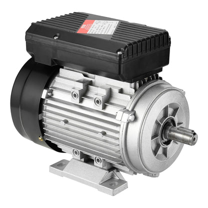 VEVOR 0.75KW Electric Motor 1400 rpm, AC 220~240V 5.45A, 80, B3 Frame, Air Compressor Motor Single Phase, 19mm Keyed Shaft, CW/CCW Rotation for Agricultural Machinery and General Equipment