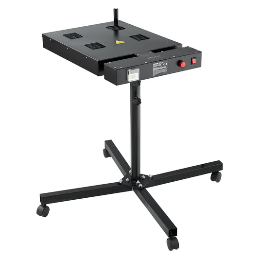 VEVOR Flash Dryer, 18 x 25 inch Flash Dryer for Screen Printing, 0-750℉ Temperature Control, High Power Silk Screen Printing Dryer with Height Adjustable Stand, 360° Rotation, T-Shirt Curing Machine