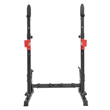 VEVOR Squat Power Rack Adjustable Heavy Duty Barbell Weight Bench Press Stand