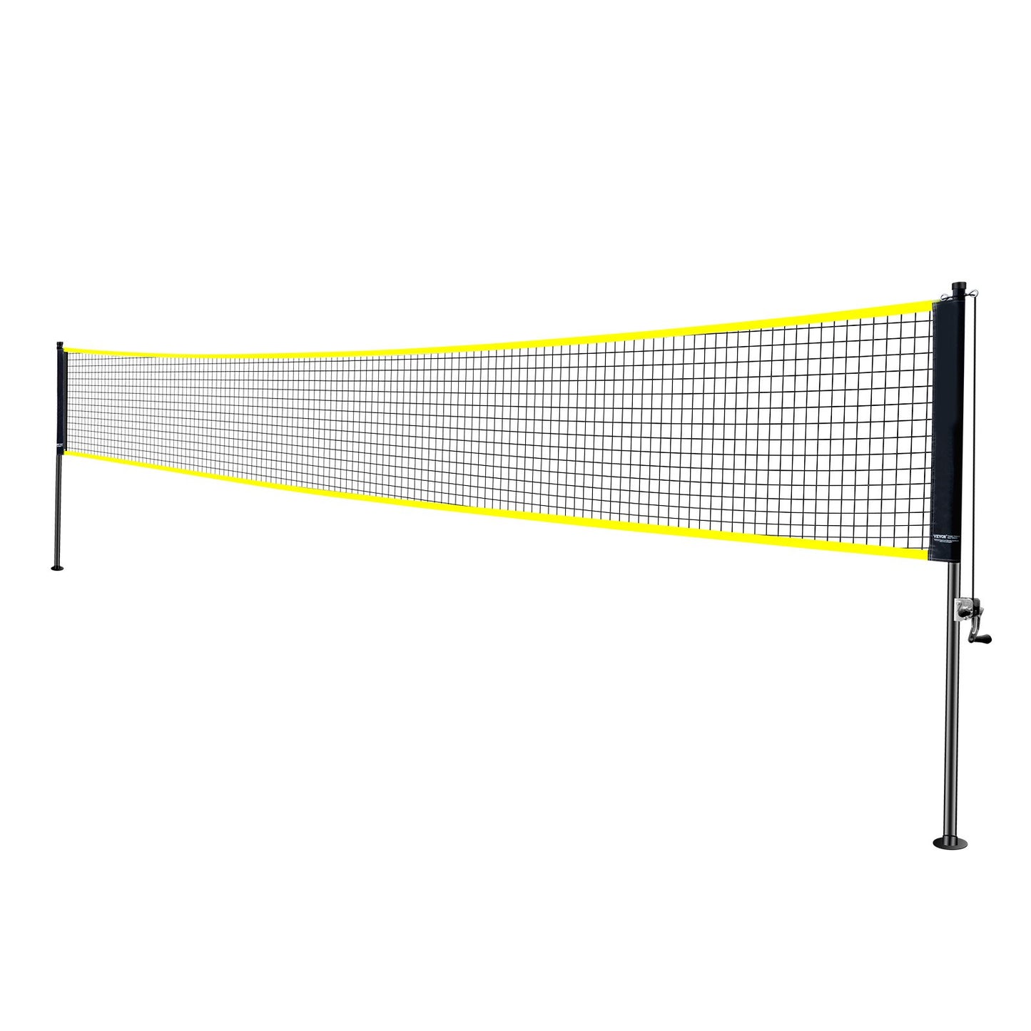 VEVOR Badminton Net Set, Outdoor Backyard Beach Park Badminton Net, Portable Badminton Equipment Set, Adults Kids Badminton Net with Poles, Carrying Bag, 4 Iron Rackets, and 3 Nylon Shuttlecocks