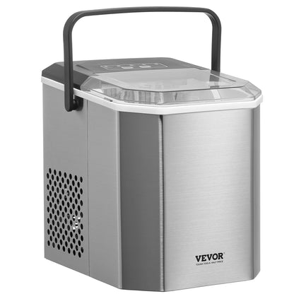 VEVOR Portable Countertop Ice Maker 26Lbs/24H Self-Cleaning with Scoop Basket