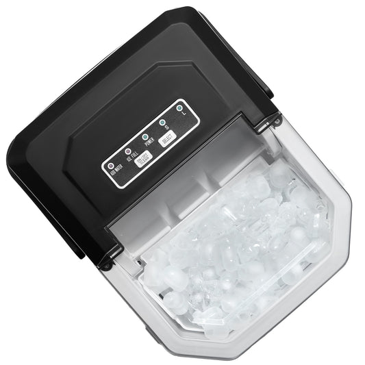 VEVOR Portable Countertop Ice Maker 26Lbs/24H Self-Cleaning with Scoop Basket