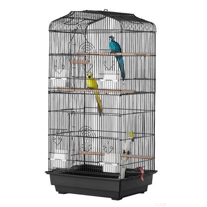 VEVOR Bird Flight Cage 39 in Hanging Metal Parakeet Cage for Cockatiels Parrot