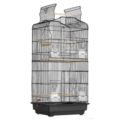 VEVOR Bird Flight Cage 39 in Hanging Metal Parakeet Cage for Cockatiels Parrot
