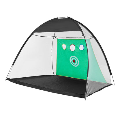 VEVOR Golf Net, 10x7ft All in 1 Practice Net, Indoor Outdoor Home Golf Swing Training, Golf Hitting Aid Net with Target/Turf Mats/Balls/Tee/Golf Club/Bag, for Backyard Driving Chipping, Gift for Men