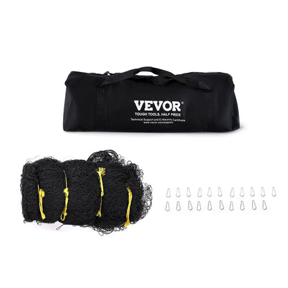 VEVOR Baseball Batting Netting, Professional Softball Baseball Batting Hitting Training Net, Practice Portable Pitching Cage Net with Door & Carry Bag, Heavy Duty Enclosed PE Netting,2133CM (NET ONLY)