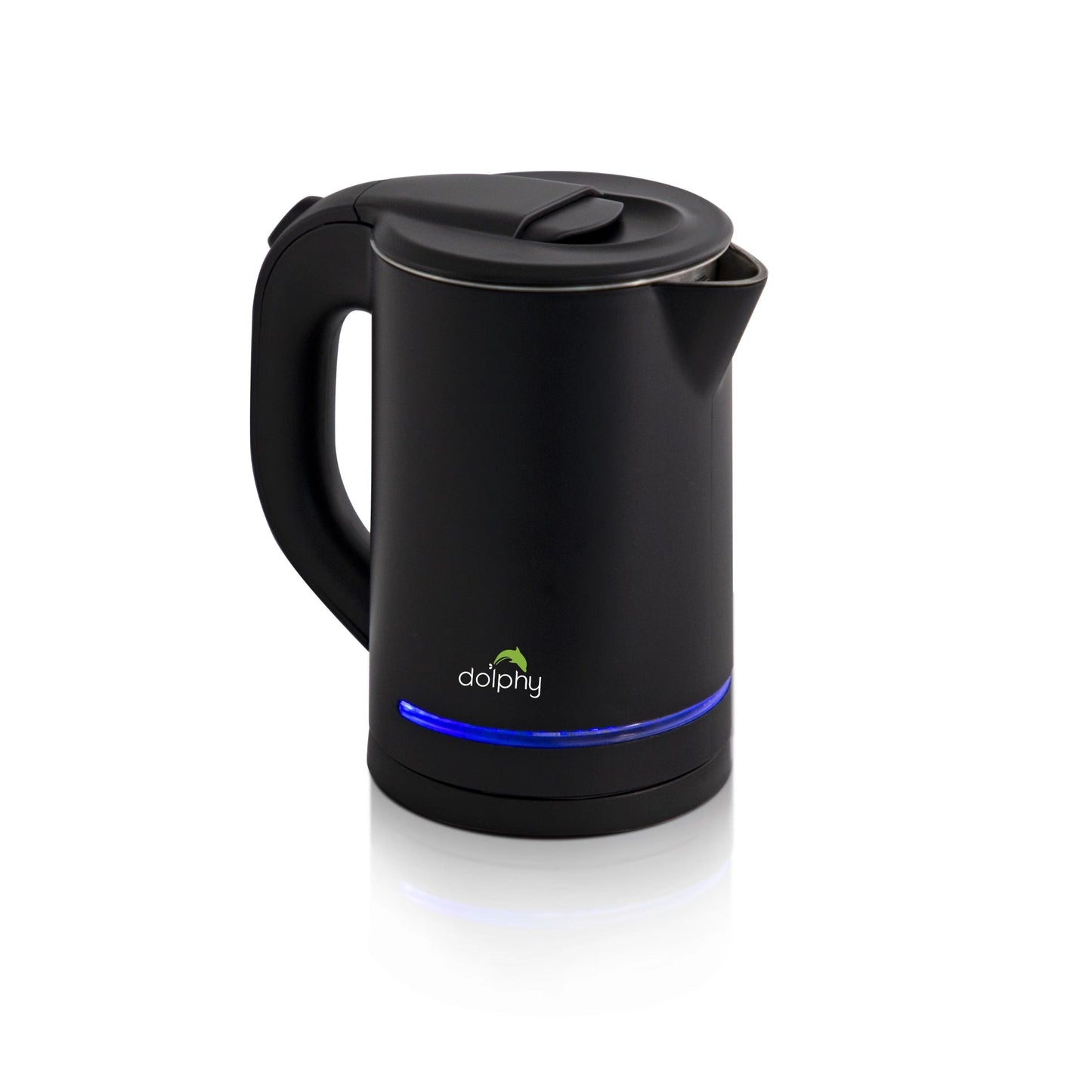 0.8L Electric Kettle Matt Black With Light Design